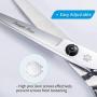 Premium Dog Grooming Scissors,Cutting, Thinning, Blending and Texturizing Pet Scissors,7'' Professional Dog Grooming Shears for Dog Hair Remover, Lightweight and Durable Cat Grooming Scissors Tool