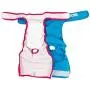 Paw Inspired Washable Dog Diapers | Reusable Dog Diapers | Washable Female Dog Diapers | Cloth Dog Diapers for Dogs in Heat, or Dog Incontinence Diapers (Large (2 ct.), Assorted (White Lining))