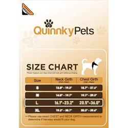 Quinnky Pets Adjustable Dog Harness - Dog Body Harness - 2 Leash Clips - Black Dog Harness - Heavy Duty Dog Harness - Large Dog Harness Heavy Duty - Dog Harness for Large Dogs - Tactical Pet Harness