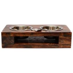 Staffordshire Bull Terrier, a Dogs Bowl with a Relief from ArtDog
