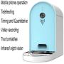 Yangmani Smart Pet 6L Automatic Feeder Timing Quantitative 165 ° Night Vision Wide-Angle Camera USB Interface Dual Power Smart Cat Feeder Pink Automatic Feeding Dog Machine Feeding Stations
