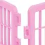 IRIS 24 Pet Playpen 4 + 2 Add-On Panel, Pink IRIS 24 Pet Playpen 4 + 2 Add-On Panel, Pink