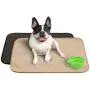 Mujo Washable Pee Pads, Machine Washable, Reusable Pee Pad, Whelping Pad, Waterproof Puppy Training Pads, Pet Travel, Dog Floor and Crate mats, Potty Pads, 2 Pack 26'' x 20'' Plus Bonus Travel Bowl Mujo Washable Pee Pads, Machine Washable, Reusable Pee Pad, Whelping Pad, Waterproof Puppy Training Pads, Pet Travel, Dog Floor and Crate mats, Potty Pads, 2 Pack 26'' x 20'' Plus Bonus Travel Bowl