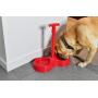 ARAD No More Bending Dual Pet Bowl – Perfect Food Station for Those with Limited Mobility - No More Bending or Kneeling When it’s Time to Feed Your Beloved Furry Best Friend (Red) by