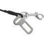 Filhome No-Chew Dog Seat Belt, Stainless Steel Cable Pet Car Seatbelt Safety Restraint Tether Puppy Vehicle Seat Belt with Buckle Latch