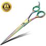 Sharf Professional 8.5'' Rainbow Pet Grooming Scissors: Sharp 440c Japanese Clipping Shears for Dogs, Cats & Small Animals| Rainbow Series Hair Cutting/Clipping Scissors w/Easy Grip Handles