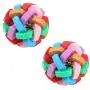 XIHONGSHIR Dog Toys Balls, Dog Toy Balls Bell, Dog Balls Chew Toys, Dog Toys Balls Tough, Teeth Cleaning, Nontoxic Bite Resistant, Ideal for Small Medium Dogs (2Pcs),5.5cm
