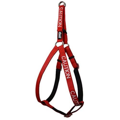 Dexil Limited DO NOT PET Red Color Coded Neoprene Padded Non-Pull Harness Prevents Accidents by Warning Others of Your Dog in Advance