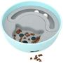 Studyset Pet Food Ball Puzzle Interactive Ball,Pet Dog Tumbler Feeding Bowl Detachable Non-Slip Leaking Food Snacks Eating Slowly Play Toy Blue