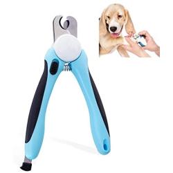 Dog Nail Clippers, with Safety Guard to Avoid Over Cutting and Free Nail File, Dog Nail Trimmers Best for Medium and Large Dogs