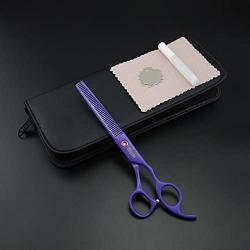 Kingstar 7.0in. Pink Professional Pet Grooming Scissors,Dog Thinning Scissors,Sharp Edge,A431