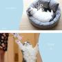 ocijf179 Cat Toy 5Pcs Pet Cat Plush Mouse Rat Doll Catnip Fun Scratch Resistant Bite Chewing Toy - Grey