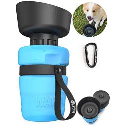 Pet Water Bottle for Dogs,Dog Water Bottle Foldable,Dog Travel Water Bottle,Dog Water Dispenser,Portable Dog Water Bottle for Walking Hiking Beach,Lightweight & Convenient for Travel,BPA Free,18 OZ