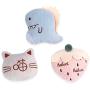 ocijf179 Pet Toy Kitten Puppy Strawberry Dinosaur Shape Cat Plush Toy with Catnip Pet Supplies - Cats