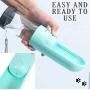 Portable Collapsible Pet,Dog,Cat,Animal Travel Drinking Water Bottle Bowl Dispenser. Bring on Walks, Hikes and any activities. Mans best friend Portable Water Bottle for on the go pet owners (PINK)