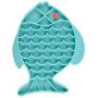 Soly Teche Cat Food Bowls, Fish-Shaped Cat Slow Feeder, Pet Lick Mat for Dog Cats, Cat Puzzle Feeder IQ Treat Mat, Anxiety Relief Pet Feeder