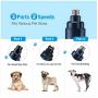 isYoung Dog Nail Grinder with LED Light, Upgraded 2-Speed Rechargeable Pet Nail Trimmer, Powerful Quiet Electric Painless Paws Grooming & Smoothing for Small Medium Large Dogs and Cats