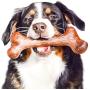 Pet Qwerks Extreme Dinosaur BarkBone Dog Chew Toy, Steak Flavor, XXXLarge