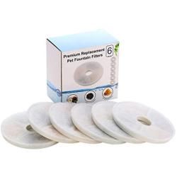 avbxcuecc 6Pcs/Pack Pet Fountain Filter Triple Action Water Filter for Catit Fountain Supplies