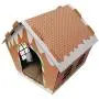 Midlee Gingerbread Christmas Cat Scratcher House Midlee Gingerbread Christmas Cat Scratcher House