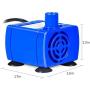 Panker Cat Fountain Pump Replacement, Ultra-Quiet Cat Water Fountain Pump with 6 Feet Long Power Cord, Work for Veken 84 oz/2.5 L & isYoung 54 oz Cat Fountains etc - AC Power Adapter Not Included …