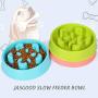 JASGOOD Slow Dog Bowl,Fun Slow Feeder Dog Bowl,Anti-Gulping Dog Slow Feeder Stop Bloat,Slow Eating Dog Bowl