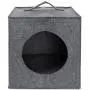 MiMu Cozy Cat Bed Cave - Large Cat Bed Hideouts with Felt Cat Cube Insert Pillow, Covered Cat Bed Box Shaped Cat Hut MiMu Cozy Cat Bed Cave - Large Cat Bed Hideouts with Felt Cat Cube Insert Pillow, Covered Cat Bed Box Shaped Cat Hut