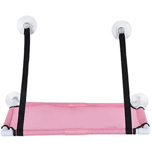 OKBYY Pet Hammock,Pet Cat Breathable Hanging Hammock Window Mounted Suction Cup Bed N-est Pink OKBYY Pet Hammock,Pet Cat Breathable Hanging Hammock Window Mounted Suction Cup Bed N-est Pink