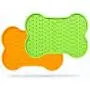 HUSUKU Dog Lick Mat, 2 Pack Dog Slow Feeder, Bone-Shaped Pet Calming Mat Anxiety Relief Dog Cat Training Licking Mat Perfect for Food, Yogurt, Peanut Butter HUSUKU Dog Lick Mat, 2 Pack Dog Slow Feeder, Bone-Shaped Pet Calming Mat Anxiety Relief Dog Cat Training Licking Mat Perfect for Food, Yogurt, Peanut Butter