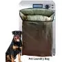 Great Eagle Foldable and Reusable 38''(H) x26(W) Extra Large Petwear and Pet Beds Laundry Bag with Invisible Zipper and Attached Storage Bag for Stopping Pet Hair Blocking The Washing Machine(Grey) Great Eagle Foldable and Reusable 38''(H) x26(W) Extra Large Petwear and Pet Beds Laundry Bag with Invisible Zipper and Attached Storage Bag for Stopping Pet Hair Blocking The Washing Machine(Grey)
