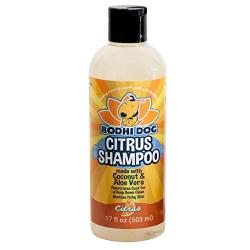 New Refreshing Orange Citrus Dog Shampoo | Coconut and Aloe Vera | All Natural Soothing & Moisturizing Pet Dog Puppy and Cat Wash - Made in USA - 1 Bottle 17oz (503ml)