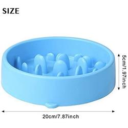 EBRICKON Dog Feeder Slow Eating Pet Bowl Eco-friendly Durable Non-Toxic Preventing Choking Healthy Design Bowl For Dog Pet