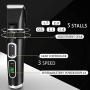 MLCINI Dog Grooming Clippers Upgrade Professional Dog Clippers with LCD Display 3-Speed Dog Grooming Kit High Power No Stuck Hair Cordless Pet Hair Clippers for Small and Large Dogs Cats Animals