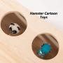 HSHXY Pet Toy Interactive Cat Toy, Fun Hunting Toys, Solid Wood Rat Educational Toys Games for Pet Cat Kitten Play Fun Excercise