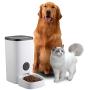 Yescom 6L Smart Automatic Pet Feeder 2.4G WiFi 1080P Camera 10s Voice Record Programmable Timer Food Dispenser Dog Cat