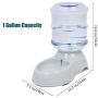 YNC Cat Water Dispenser, 1 Gallon Automatic Gravity Cat Dog Waterer, Practical Pet Water Dispenser for Cat, Small Dog and Other Small Pets