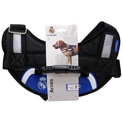 Real Madrid AR-02L-RM Reinforced Dog Harness with Filling, Size L