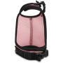 Pettom Bunny Rabbit Harness with Stretchy Leash Cute Adjustable Buckle Breathable Mesh Vest for Kitten Small Pets Walking
