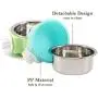 N/H 2 Pcs Dog Crate Water Bowl No Spill, Removable Dog Food Bowls, No Spill Dog Bowl for Crate, Stainless Steel Crate Water Bowl Hanging Food Water Feeder Coop Cup for Pet (Green, Blue) N/H 2 Pcs Dog Crate Water Bowl No Spill, Removable Dog Food Bowls, No Spill Dog Bowl for Crate, Stainless Steel Crate Water Bowl Hanging Food Water Feeder Coop Cup for Pet (Green, Blue)