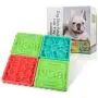 Pet Slow Feeder Bowl & Lick Mat Pad for Cats Dogs Non Slip Puzzle Bowl with Super Suction Cups, 4PCS Healthy Design Slower Feeder Dishes, For Grooming, Anxiety, Wash Your Buddy And Doggie Training Pet Slow Feeder Bowl & Lick Mat Pad for Cats Dogs Non Slip Puzzle Bowl with Super Suction Cups, 4PCS Healthy Design Slower Feeder Dishes, For Grooming, Anxiety, Wash Your Buddy And Doggie Training