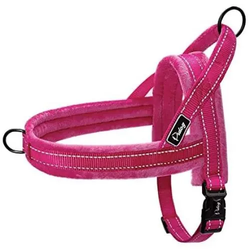 Didog Soft Flannel Padded Dog Vest Harness, Escape Proof/Quick Fit Reflective Dog Strap Harness,Easy for Walking Training Didog Soft Flannel Padded Dog Vest Harness, Escape Proof/Quick Fit Reflective Dog Strap Harness,Easy for Walking Training