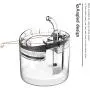 Cat Water Fountain, 1.8L Clear Automatic Water Dispenser for Pet Drinking Fountain, Dog Water Dispenser, Adjustable Water Flow, Activated Carbon with Cleaning Brush Cat Water Fountain, 1.8L Clear Automatic Water Dispenser for Pet Drinking Fountain, Dog Water Dispenser, Adjustable Water Flow, Activated Carbon with Cleaning Brush
