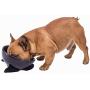 THMY Dog Food Bowl Flat Ceramic Bullfight Bowl with Sloping Mouth Suitable for Short-Nosed pet Bowl Cutlery with Flat face Easy to Clean