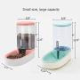 N.Bin Automatic Cat Feeder Automatic Dog Water Dispenser 3.8L Double Bowl Design for Small and Big Pets