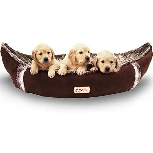 JOYELF Dog Bed with Washable Cover Pirate Ship Plush Soft Warming Pet Bed for Cats or Dogs with Breathable Soft Cotton and Squeaker Toys as Gift JOYELF Dog Bed with Washable Cover Pirate Ship Plush Soft Warming Pet Bed for Cats or Dogs with Breathable Soft Cotton and Squeaker Toys as Gift
