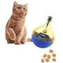 Q Pet House Cat Toys -Interactive Food Dispenser Treat Ball Shape Slow Feeder for cat and Dog: Tumbler Roly-Poly Pet IQ Training Toy for Kitten and Puppy