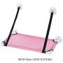 OKBYY Pet Hammock,Pet Cat Breathable Hanging Hammock Window Mounted Suction Cup Bed N-est Pink