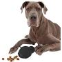 Penguin Durable Dog Chew Toys, Freezable Stuffable Puppy Treat Dispensing Chew Toys, Natural Rubber Interactive Puzzle Game Dog Toys for Small Medium Large dogs, Fun to Chase and Fetch, Beef Flavor