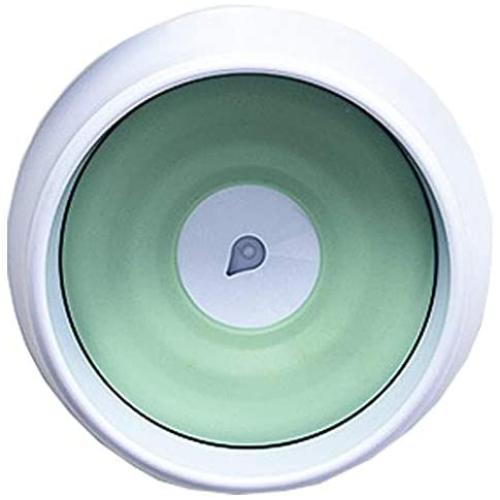 Norgail NO Spill Dog Water Bowl, Splash-Free Pet Bowl, Vehicle Carried Water Bowl for Dogs/Cats/Pets (Green-White)