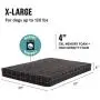 Barkbox Dog Bed | Memory Foam Mattress 3'' High-Density for Orthopedic Joint Relief | Machine Washable Crate Mat with Removable Cover and Water-Resistant Lining | Includes Squeaker Toy Barkbox Dog Bed | Memory Foam Mattress 3'' High-Density for Orthopedic Joint Relief | Machine Washable Crate Mat with Removable Cover and Water-Resistant Lining | Includes Squeaker Toy